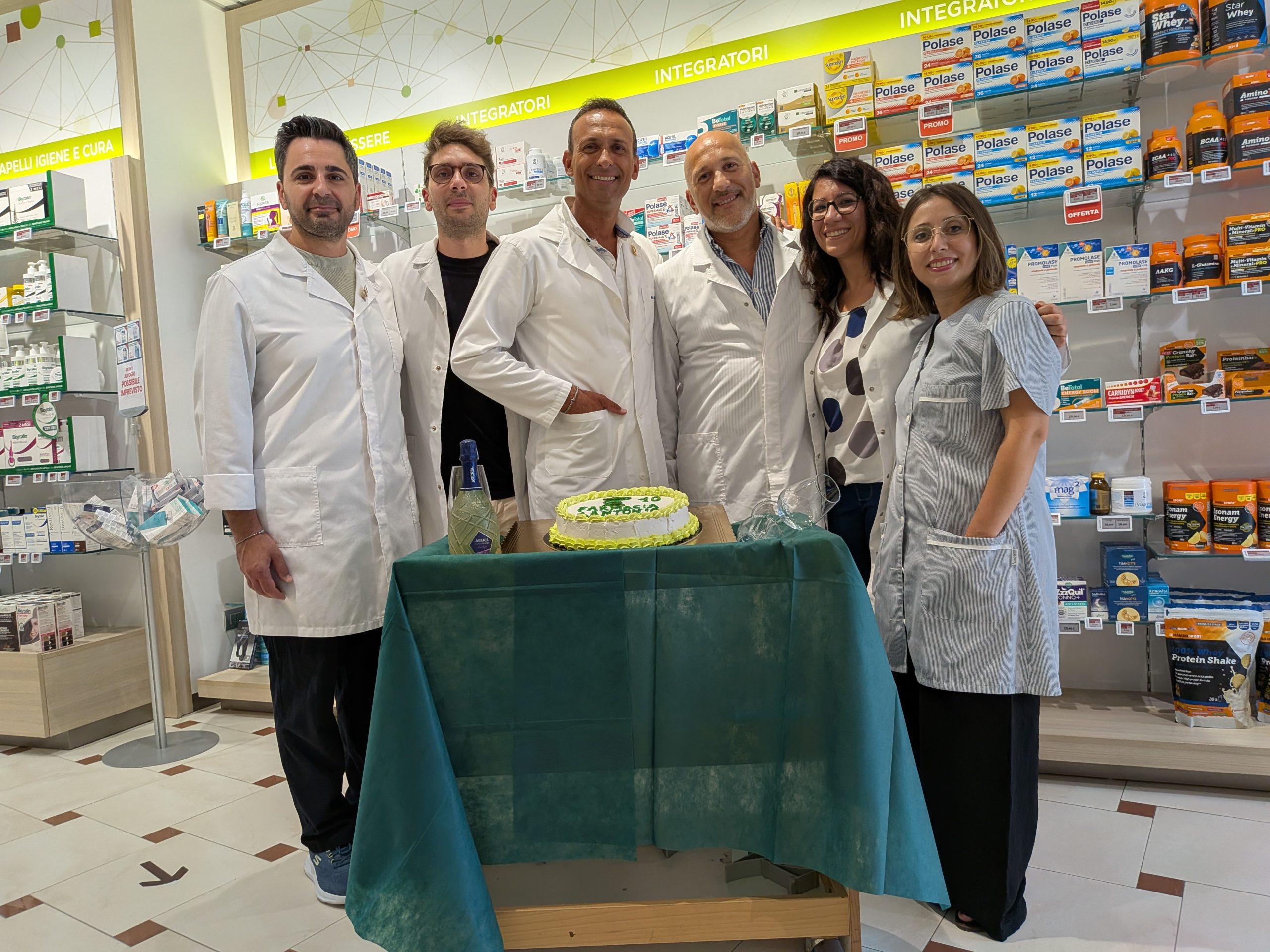 Un ricordo del decennale della farmacia